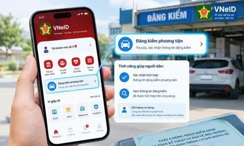 VNeID bổ sung tính năng đăng kiểm phương tiện và cách tra cứu