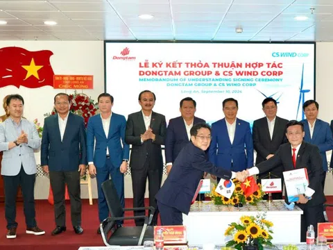 Đồng Tâm Group và Tập đoàn CS Wind hợp tác xây dựng nhà máy điện gió với tổng vốn đầu tư 200 triệu USD