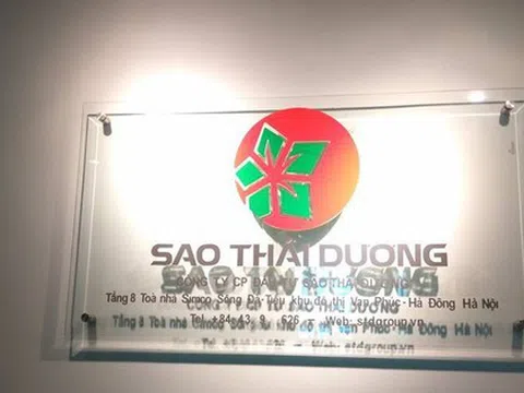 Cổ phiếu Sao Thái Dương (SJF) vào diện cảnh báo từ 24/9/2024