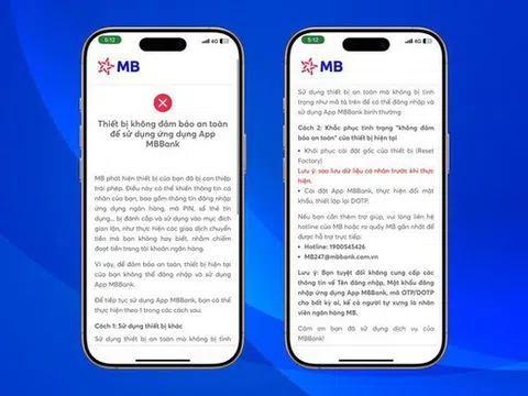 Ngân hàng cập nhật tính năng cảnh báo tài khoản lừa đảo, bảo vệ tài khoản cho khách hàng