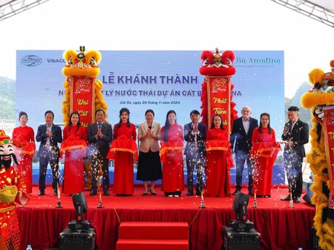 Khánh thành Nhà máy xử lý nước thải tại Dự án Cát Bà – Amatina