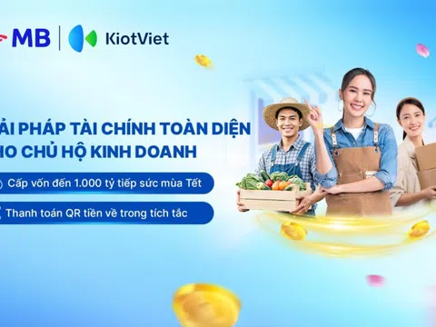 MB cùng KiotViet đem lại giải pháp tài chính toàn diện cho hộ kinh doanh