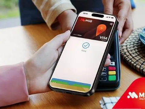 MSB đẩy mạnh thanh toán không tiếp xúc qua Apple Pay