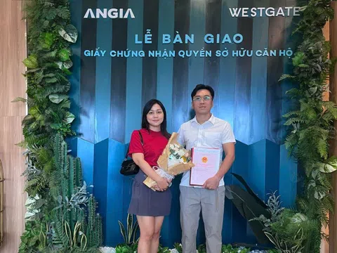 An Gia (AGG) trao sổ hồng cho cư dân Westgate sau 9 tháng bàn giao căn hộ