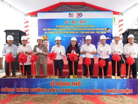 EVNSPC triển khai nhiều dự án điện quan trọng tại tỉnh Bến Tre