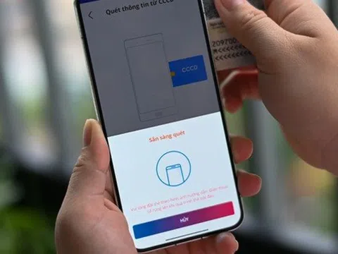 Ngân hàng lưu ý cách quét CCCD gắn chip để xác thực sinh trắc học thành công