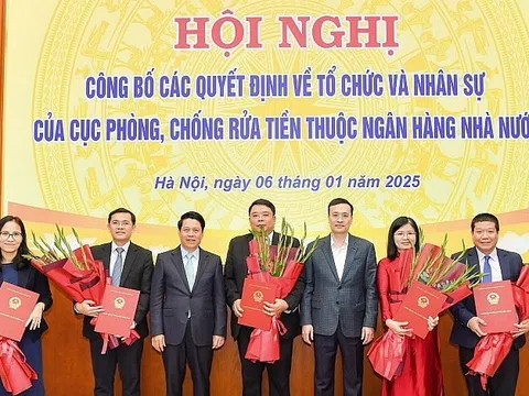 Ngân hàng Nhà nước bổ nhiệm Ban Lãnh đạo Cục Phòng, chống rửa tiền