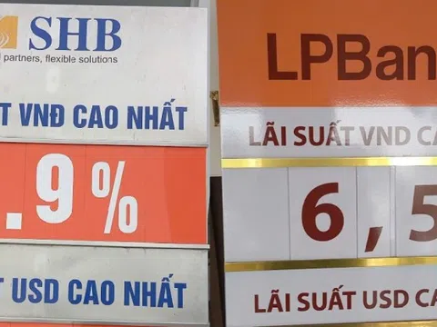 Lãi suất huy động tăng đột biến lên tới 6,9% hút tiền thưởng Tết