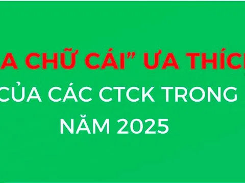 "Ba chữ cái" ưa thích của các Công ty chứng khoán trong năm 2025