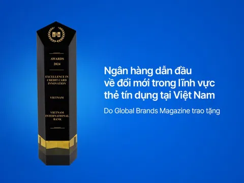 VIB - Ngân hàng dẫn đầu về đổi mới trong lĩnh vực thẻ tín dụng năm 2024