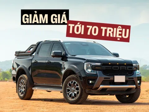 Ford Ranger giảm giá tại đại lý: Bản Raptor giảm nhiều nhất 70 triệu đồng, đều sản xuất năm nay, thêm sức ép cho Triton