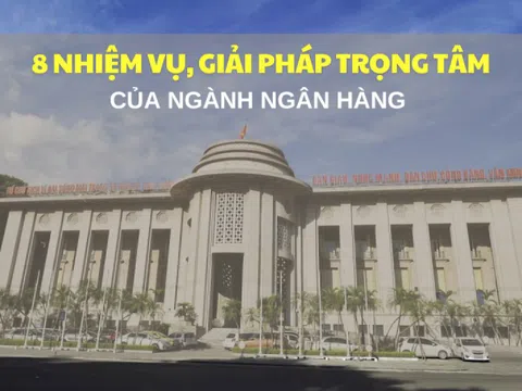 Thủ tướng giao 8 nhiệm vụ, giải pháp trọng tâm của ngành ngân hàng