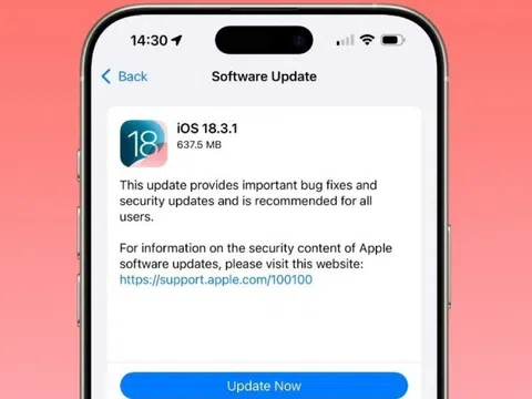 Apple tung bản vá quan trọng, người dùng iPhone cần cập nhật ngay iOS 18.3.1 để tránh rủi ro