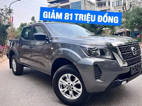 Nissan Navara giảm hơn 80 triệu tại đại lý: Giá thực tế rẻ nhất phân khúc, tăng sức cạnh tranh với Triton, Hilux