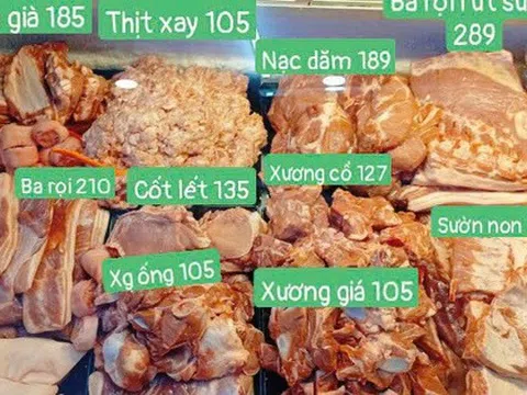 Giá heo hơi sốt, thịt heo có món vượt 300.000 đồng/kg