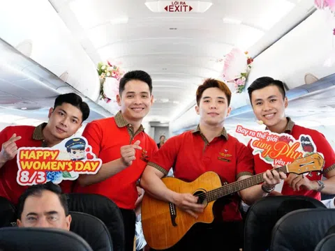 Vietjet giảm 83% giá vé nhân ngày Quốc tế phụ nữ 8/3