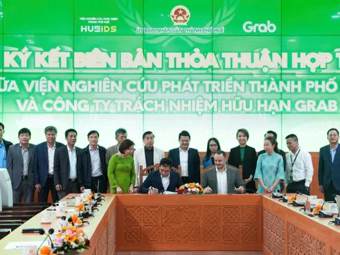 TP.Huế và Grab Việt Nam hợp tác thúc đẩy chuyển đổi số