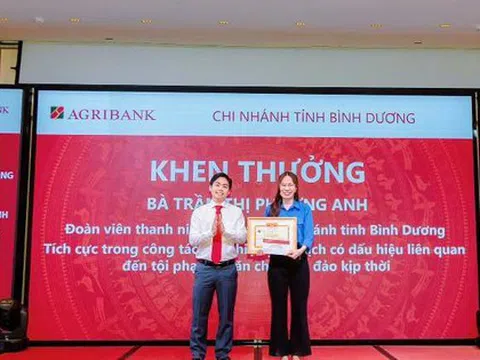 Bình Dương: Thấy nhiều giao dịch bất thường, nhân viên Agribank lập tức báo công an, phong tỏa tài khoản ngân hàng của đối tượng lừa đảo