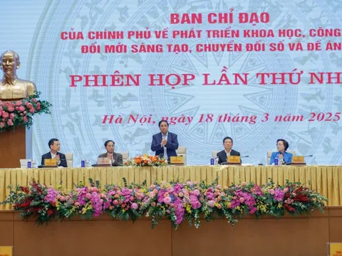 CẬP NHẬT: Phiên họp thứ nhất Ban Chỉ đạo của Chính phủ về phát triển KHCN, đổi mới sáng tạo, chuyển đổi số và Đề án 06