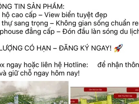 Ngang nhiên rao bán "siêu dự án đô thị biển Vũng Tàu" khi chưa có nhà đầu tư