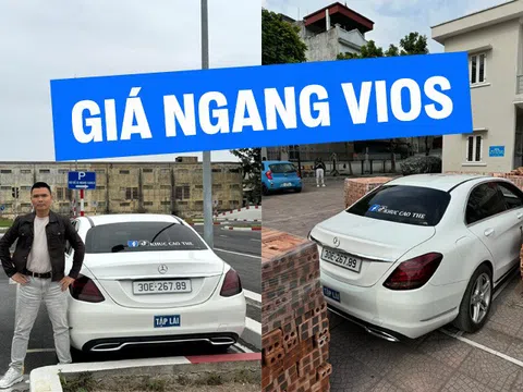 Rao Mercedes-Benz C 200 giá 540 triệu đồng ngang Vios mới, thầy dạy lái xe hot MXH chia sẻ: 'Mới sắm dàn xe mới nên bán'