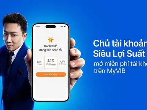 VIB tặng tài khoản 6 số đẹp trị giá 10 triệu đồng cho chủ tài khoản Siêu Lợi Suất