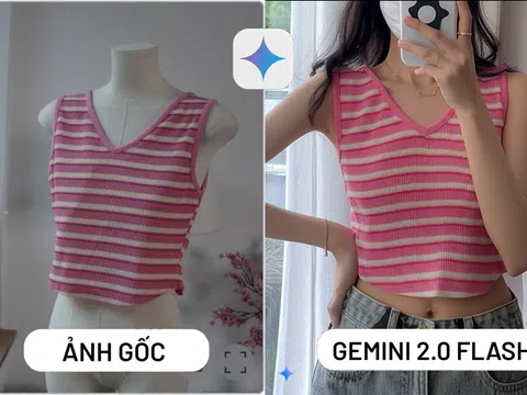 Shop bán quần áo online mừng như "bắt được vàng" khi thấy Gemini 2.0 của Google - Liệu mẫu xinh đến mấy cũng mất việc?