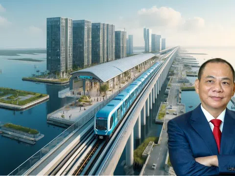 Hình ảnh trong mơ khi Tập đoàn của tỷ phú Phạm Nhật Vượng làm metro 4 tỷ USD kết nối siêu đô thị lấn biển