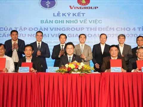 Vingroup muốn đầu tư máy sốc điện tự động tại các nhà ga, bến tàu, sân bay, trường học, tài trợ 1.000 tỷ đồng cho Đề án Cấp cứu ngoại viện cấp quốc gia