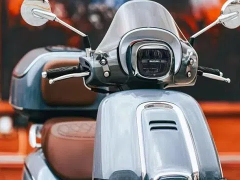 Xe ga Suzuki thiết kế hoài cổ đẹp như Vespa, giá chỉ 35 triệu đồng