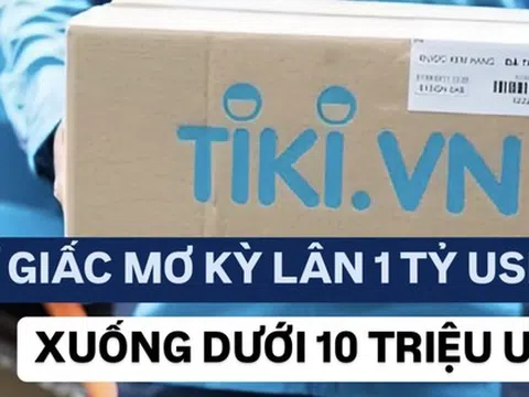 Từng là giấc mơ kỳ lân tỷ đô, Tiki giờ được định giá chưa tới 10 triệu USD