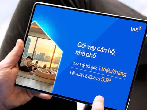 Giải pháp tài chính đột phá cho người mua nhà: Vay 1 tỷ trả gốc 1 triệu đồng/ tháng