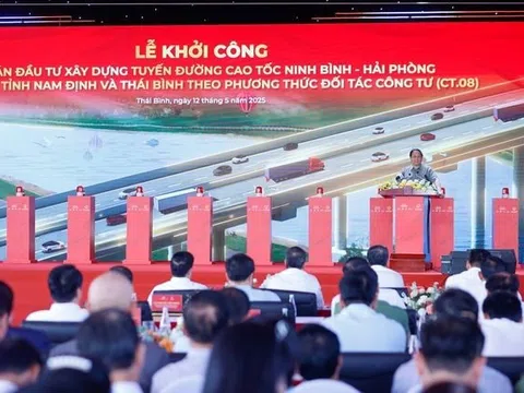 Thủ tướng dự lễ khởi công cao tốc Ninh Bình - Hải Phòng, dự án được đầu tư theo phương thức đối tác công tư lớn nhất từ trước đến nay