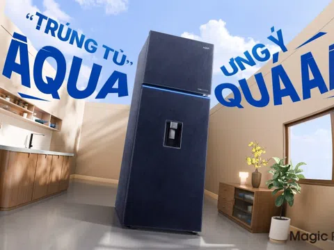 Aqua ra mắt tủ lạnh "lấy nước ngoài", đặc quyền tại Điện Máy Xanh