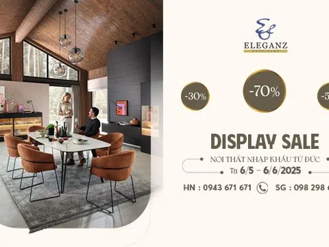 Eleganz Furniture Vietnam triển khai chương trình Display Sale với ưu đãi lên đến 70%