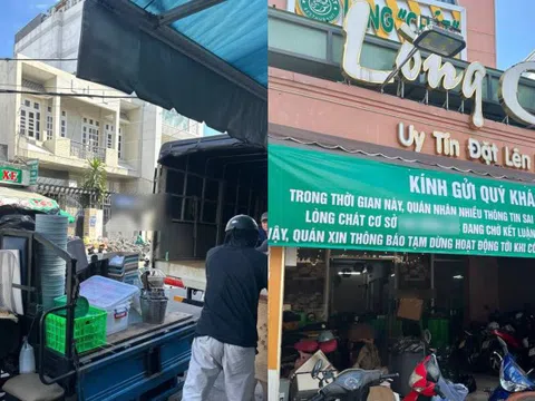 HOT: Cơ sở Lòng Chát TP.HCM bất ngờ dọn bàn ghế và bát đĩa chuyển đi dù chỉ mới thông báo "tạm dừng hoạt động"