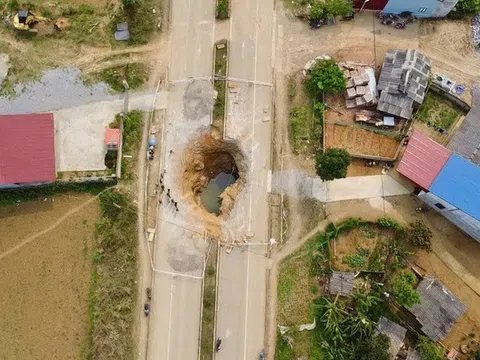Bắc Kạn công bố tình huống khẩn cấp về sụt lún