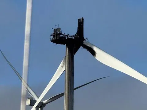 Sự cố khiến “bà hỏa” ghé thăm trang trại điện gió 194MW
