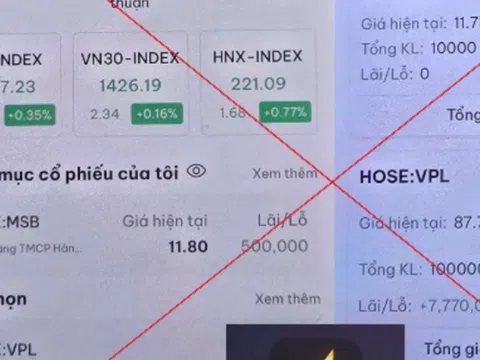 4 tỷ đồng đổi 7,77 tỷ ảo: Cú lừa đầu tư chứng khoán qua app giả mạo