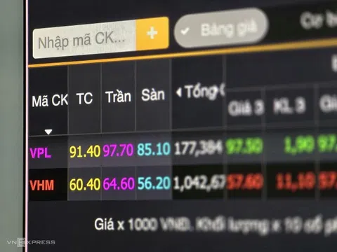Bộ đôi cổ phiếu 'họ Vin' diễn biến trái chiều