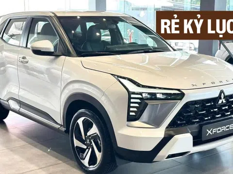 Mitsubishi Xforce giảm phí lăn bánh hơn 70 triệu đồng tại đại lý: Bản ‘base’ thực tế còn gần 540 triệu, ‘phả hơi nóng’ lên Creta vừa ra mắt