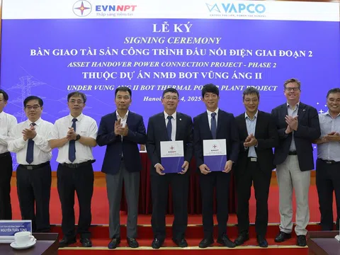 EVNNPT tiếp nhận tài sản - Công trình đấu nối điện thuộc dự án Nhà máy nhiệt điện BOT Vũng Áng II