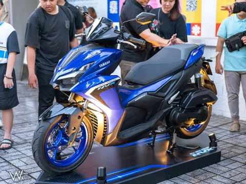 Yamaha NVX 2025 lần đầu trưng bày tại VN: Nhiều công nghệ mới, kỳ vọng giá tốt để đối đầu Air Blade