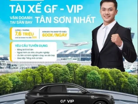 Công ty của tỷ phú Phạm Nhật Vượng tuyển gấp 99 tài xế VF 9 tại sân bay Tân Sơn Nhất: Lương cơ bản từ 7,6 triệu, thu nhập tối thiểu 600 nghìn đồng/ngày