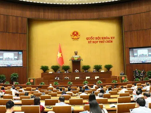 Quốc hội thông qua Nghị quyết cả nước giảm từ 63 còn 34 tỉnh, thành phố