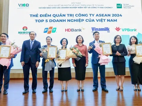 HDBank được vinh danh Top 5 doanh nghiệp có chuẩn mực quản trị công ty hàng đầu Việt Nam