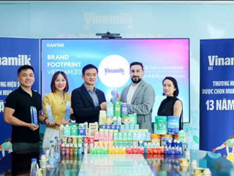 Vinamilk có 5 nhãn hàng thuộc top 10 thương hiệu sữa được chọn mua nhiều nhất
