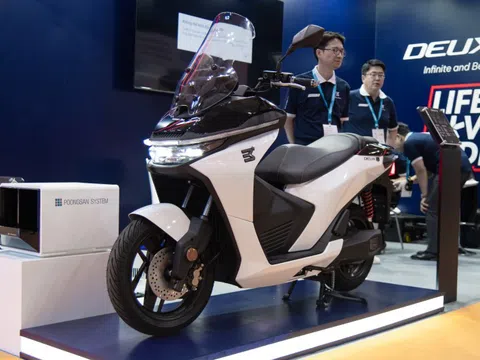 E3 Mobility Deux7 - Xe máy điện Hàn Quốc mới lạ về Việt Nam: Giá dự kiến 100 triệu đồng, nhỏ hơn SH, chạy 120km/sạc