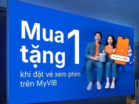 VIB hợp tác cùng VNPAY mở rộng loạt tiện ích trên MyVIB, tung ưu đãi vé xem phim hè 2025