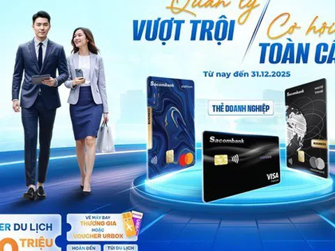 Sacombank đồng hành cùng doanh nghiệp dẫn đầu xu thế thanh toán không tiền mặt